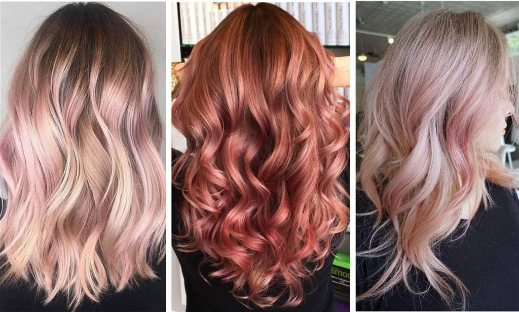 Mechas Rose Gold